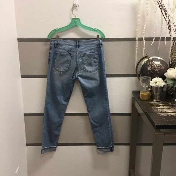 Loft-Relaxed Skinny Embellished Jeans - Picture 3 of 4